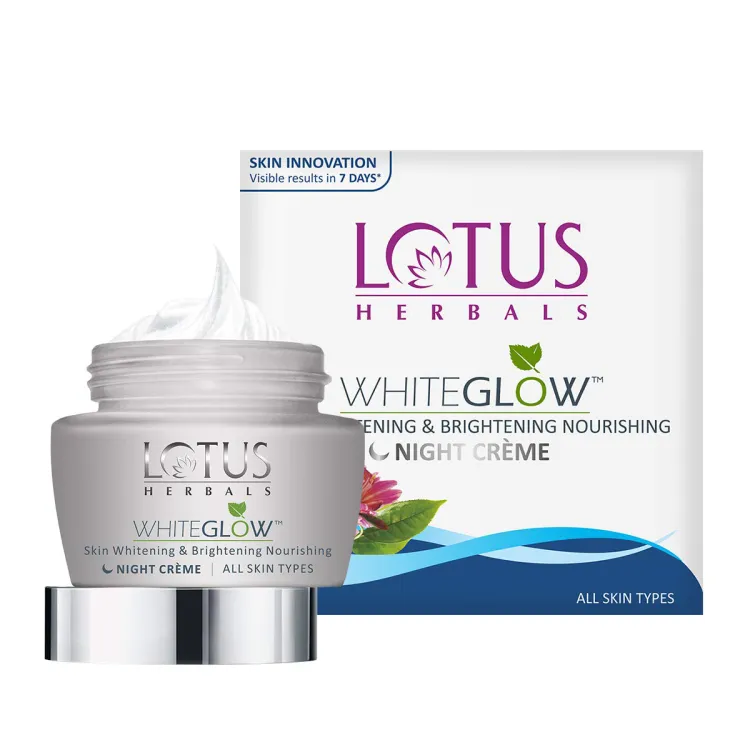 LOTUS HERBALS WHITEGLOW Skin Whitening & Brightening Nourishing Night Crème 40gLow