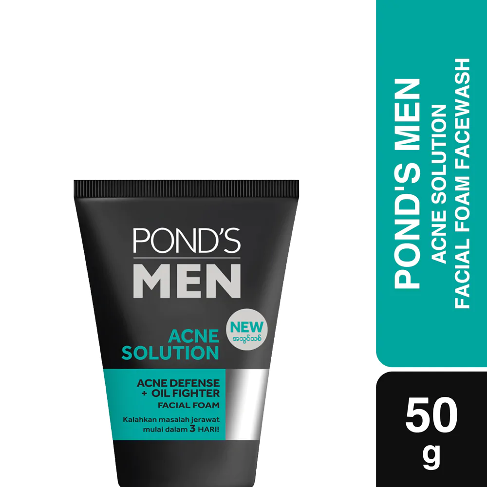 Pond’s Men Face wash Acne Solution Facial Foam 50g