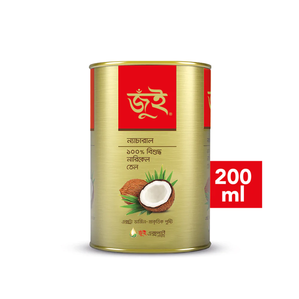 Jui Pure Coconut Oil ( TIN ) - 200 ml