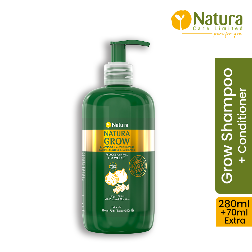 NATURA GROW SHAMPOO+CONDITIONER 350ML