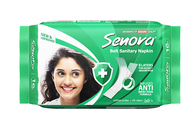 Senora Sanitary Napkin Regular Pack (Belt System)