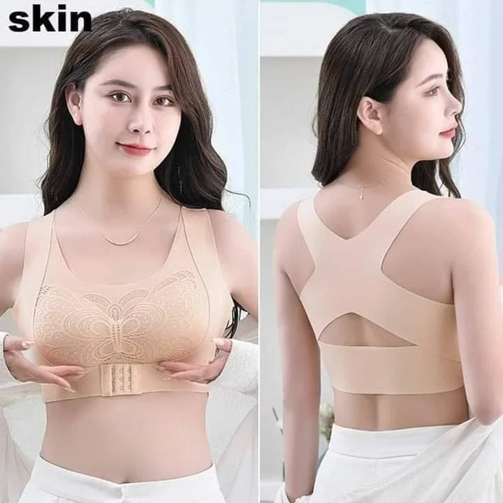 Sports Bra Comfortable Breathable Solid Color Breast Support U-shaped Back Women Bras
