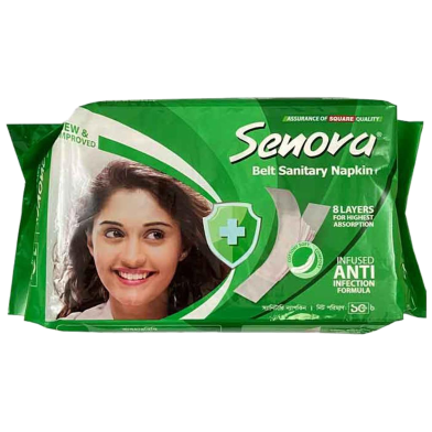 Senora Sanitary Napkin Regular Pack (Belt System)