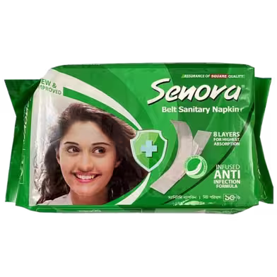 Senora Sanitary Napkin Regular Pack (Belt System)