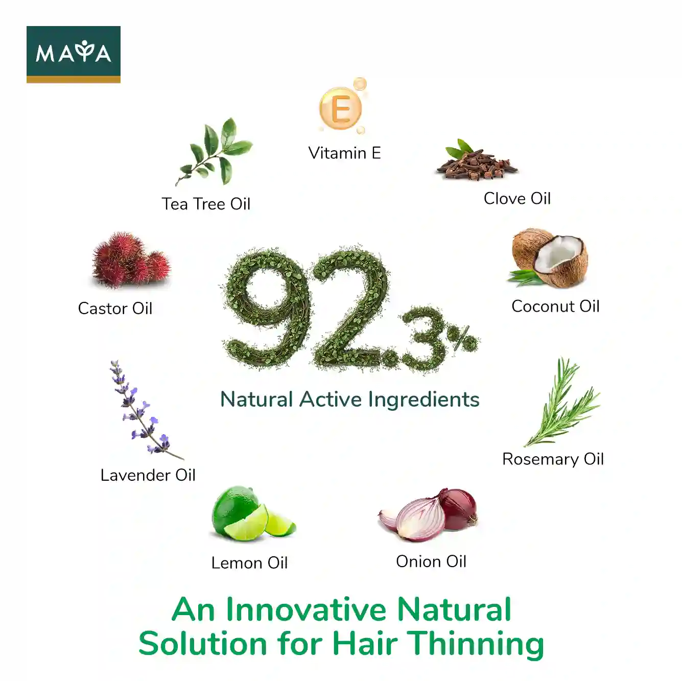 MAYA All Natural Hair Growth Scalp Serum – 30ml - 9