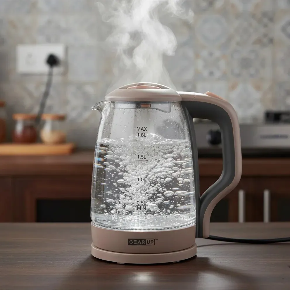 GearUP GK15 Electric Glass Kettle 1.8L-1500W