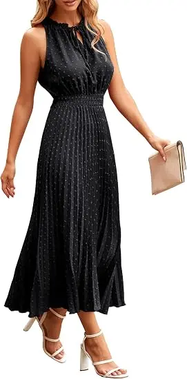 PRETTYGARDEN Women's Summer Casual A Line Midi Dresses