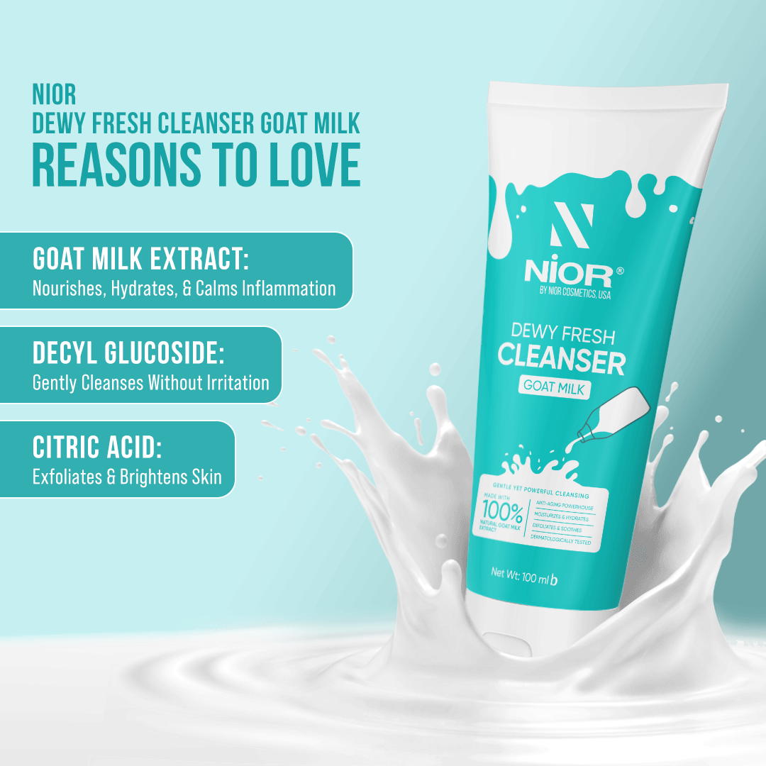 Nior Dewy Fresh Goat Milk Cleanser – 100ml - 2