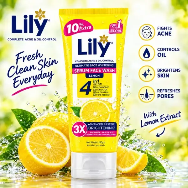 Lily Serum Face Wash Lemon 100ml