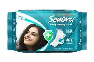 Senora Sanitary Napkin Regular Pack (Panty System)