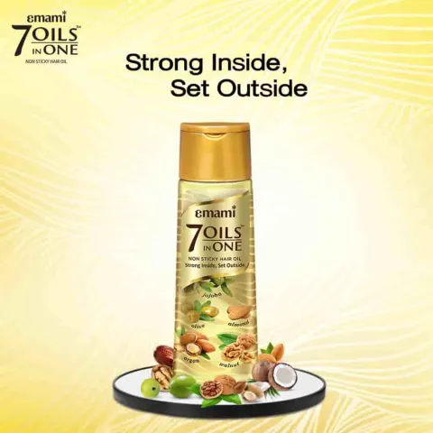 Emami 7 Oils in One Non-Sticky Hair Oil – 100ml