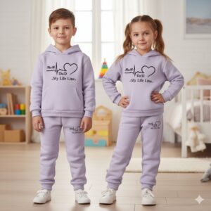 elegant stylish baby hoodie set