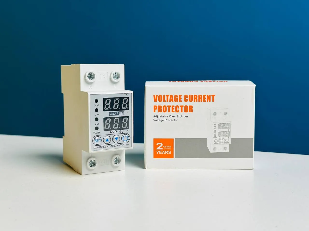 gearup avp 63 automatic voltage protector 220v gearup avp 63 automatic voltage protector 220v