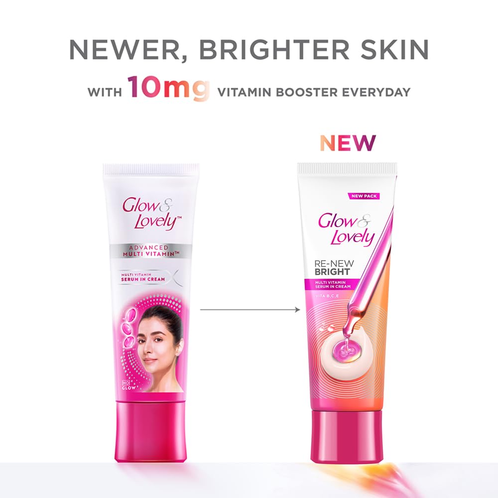 glow & lovely renew bright multivitamin serum in cream glow & lovely renew bright multivitamin serum in cream