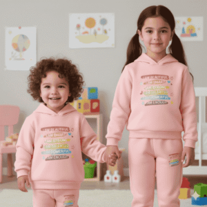 elegant stylish baby hoodie set