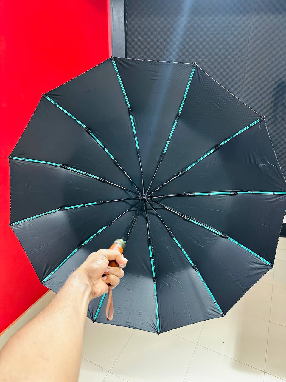 premium 12 ribs automatic open/close wood handle umbrella premium 12 ribs automatic open/close wood handle umbrella